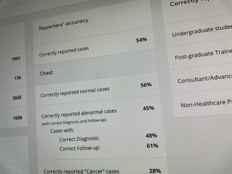 example of radiology teaching content